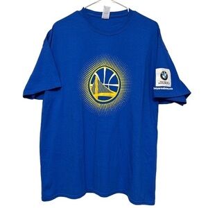 Golden State Warriors GSW Basketball Bay Area BMW Logo Giveaway Shirt XL EUC